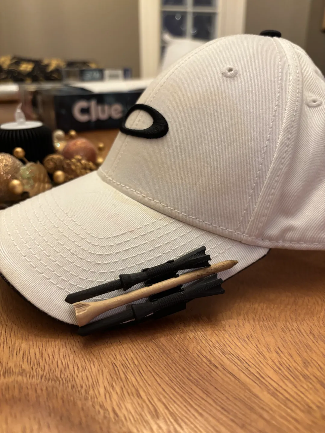 Hat Clip Golf Tee Holder view 2