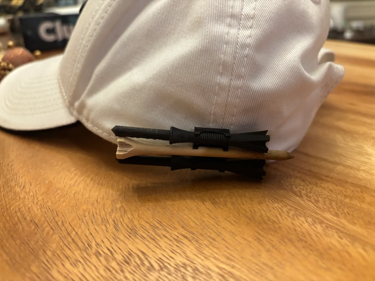 Hat Clip Golf Tee Holder view 3