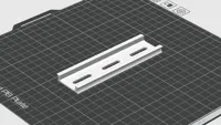 鋁軌道 35mm 長度12公分 寬軌外鉤 0.28mm layer, 2 walls, 15% infill