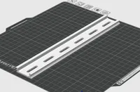 底加厚版 鋁軌道 35mm 長度24公分 寬軌外鉤 0.24mm layer, 2 walls, 15% infill