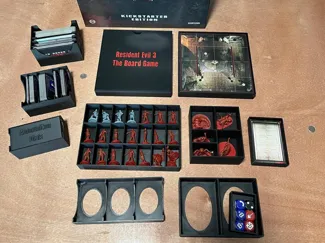 Resident Evil 3 Board Game box insert