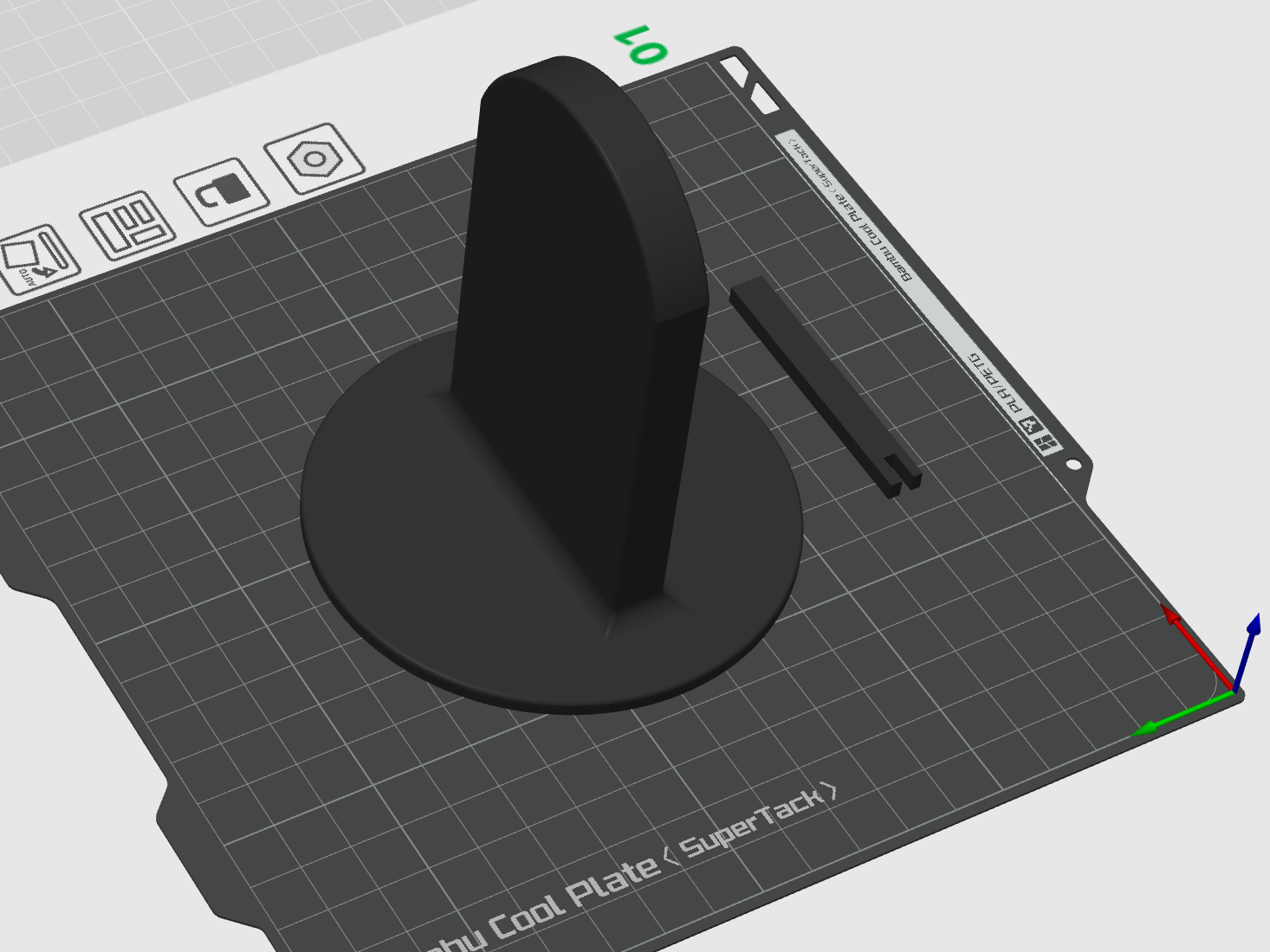 Roof Magnetic Mount for Meshcore SenseCAP T1000-E 3D model