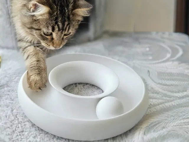 Cat Ring Toy Donut - Inifinty Ball Loop