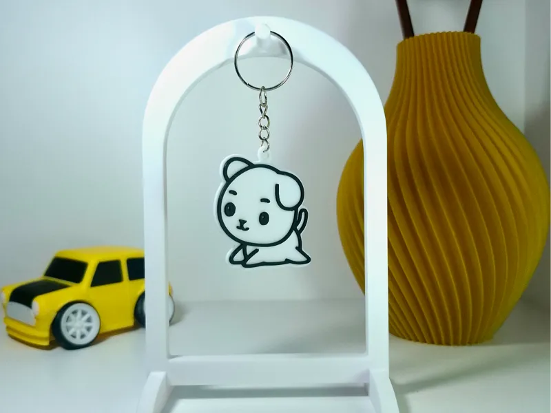 Kawaii Cute Dog Keychain