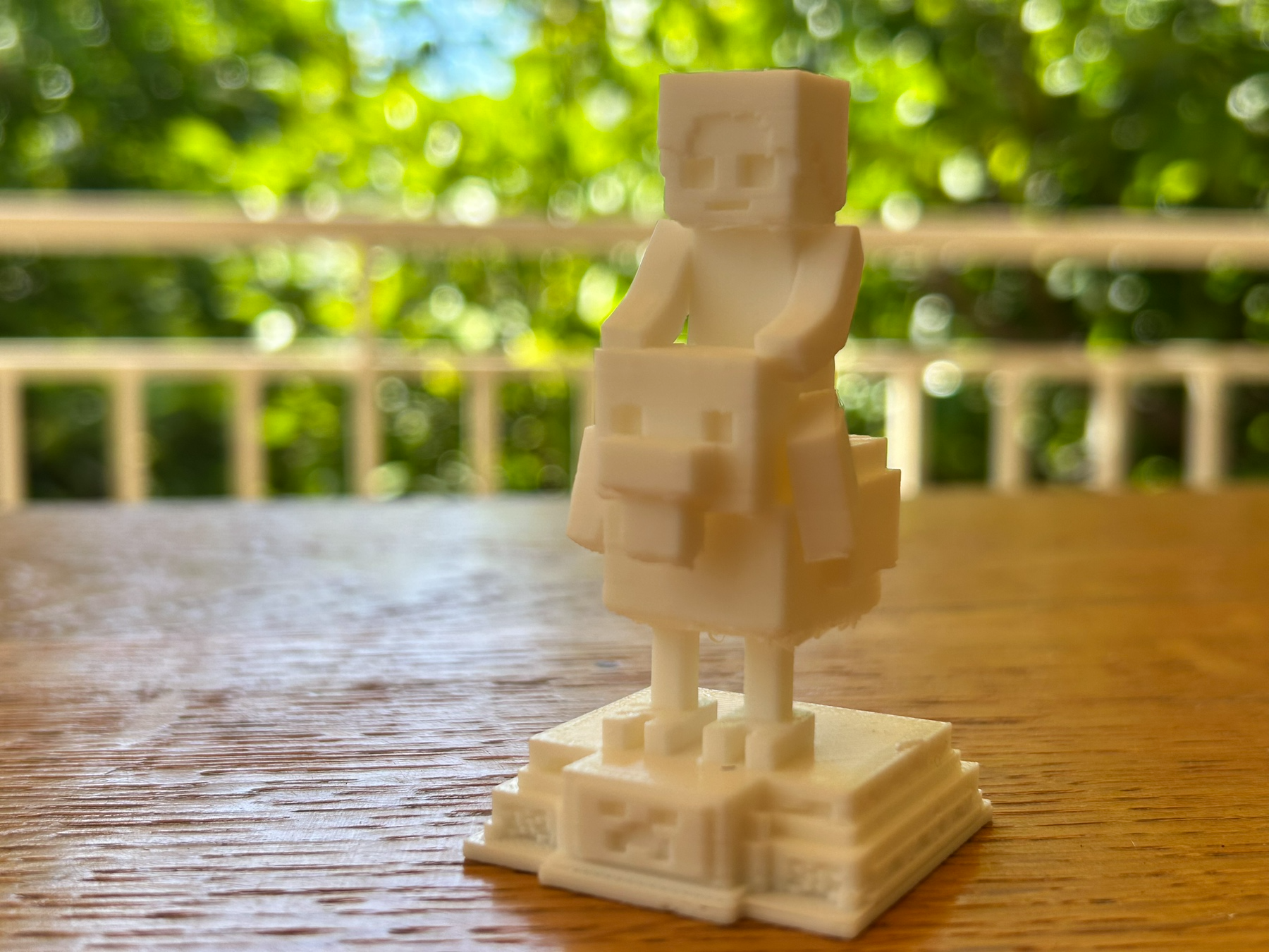 Minecraft Chicken Jockey - Knight Chess Piece 