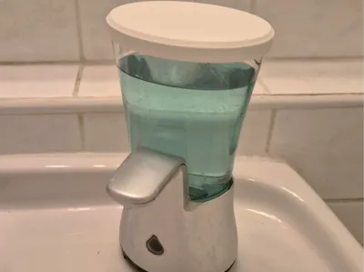 cover for soap dispenser for filling in