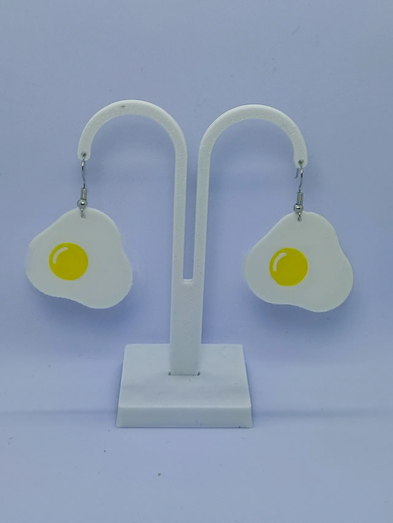Pendientes huevo frito view 2