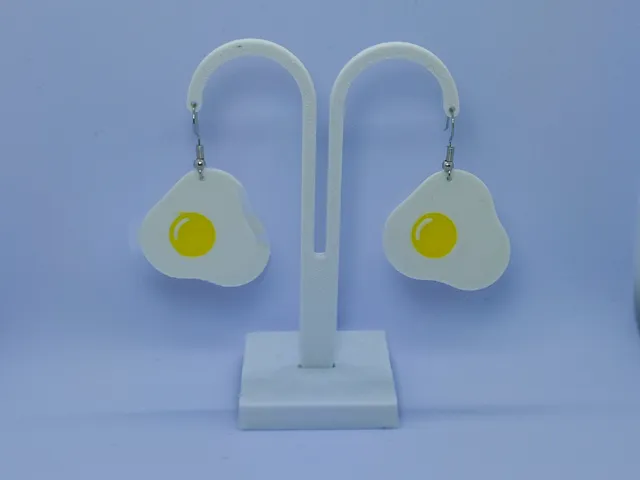 Pendientes huevo frito