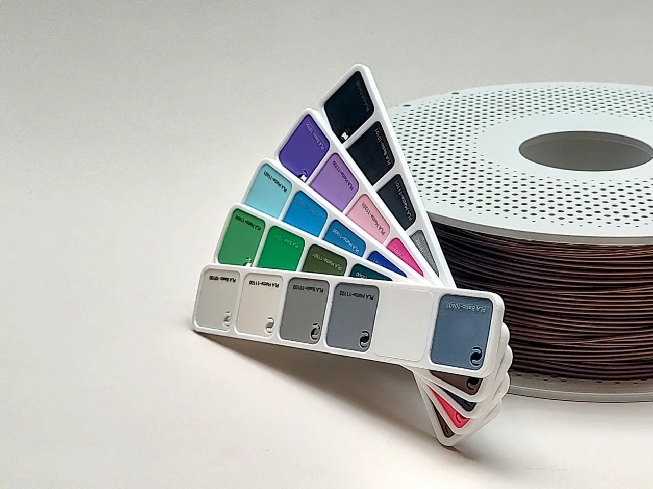 Modular Color Fan Hinge - Swatch Board Display view 3