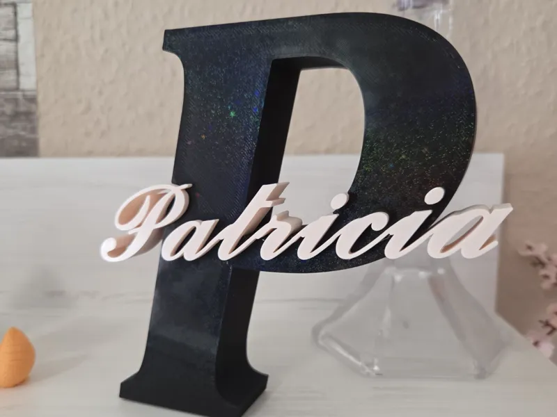 Namens-Anhänger Initial-Namenschild Patricia