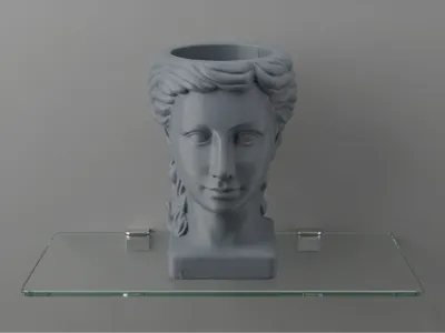 Modern Muse - Minimalist Bust Planter