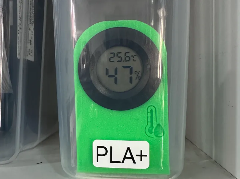 HYGROMETER  Mount for Cereal boxes, L Shaped.
