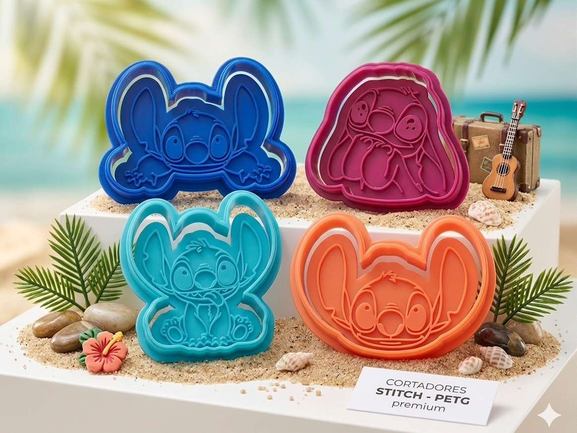 Premium Stitch Cookie Cutter Set