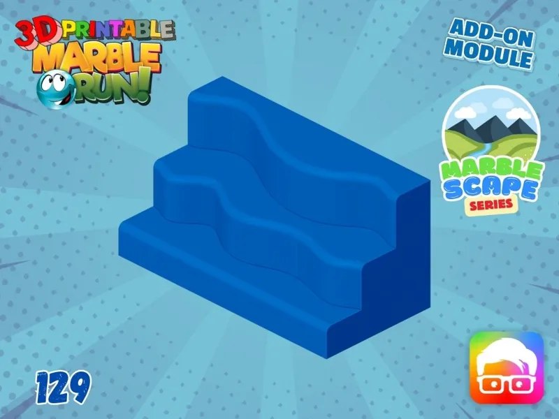 ADD-ON 129 for Ultimate 3D Printable Marble Run