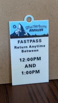 Matterhorn FastPass Keychain