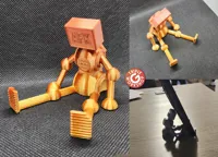 Support téléphone et tablette « robot fatigué » — photo 1