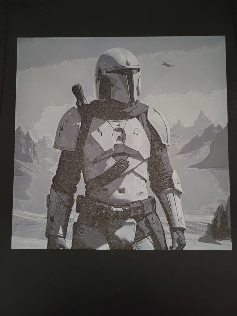 HueForge Mandalorian