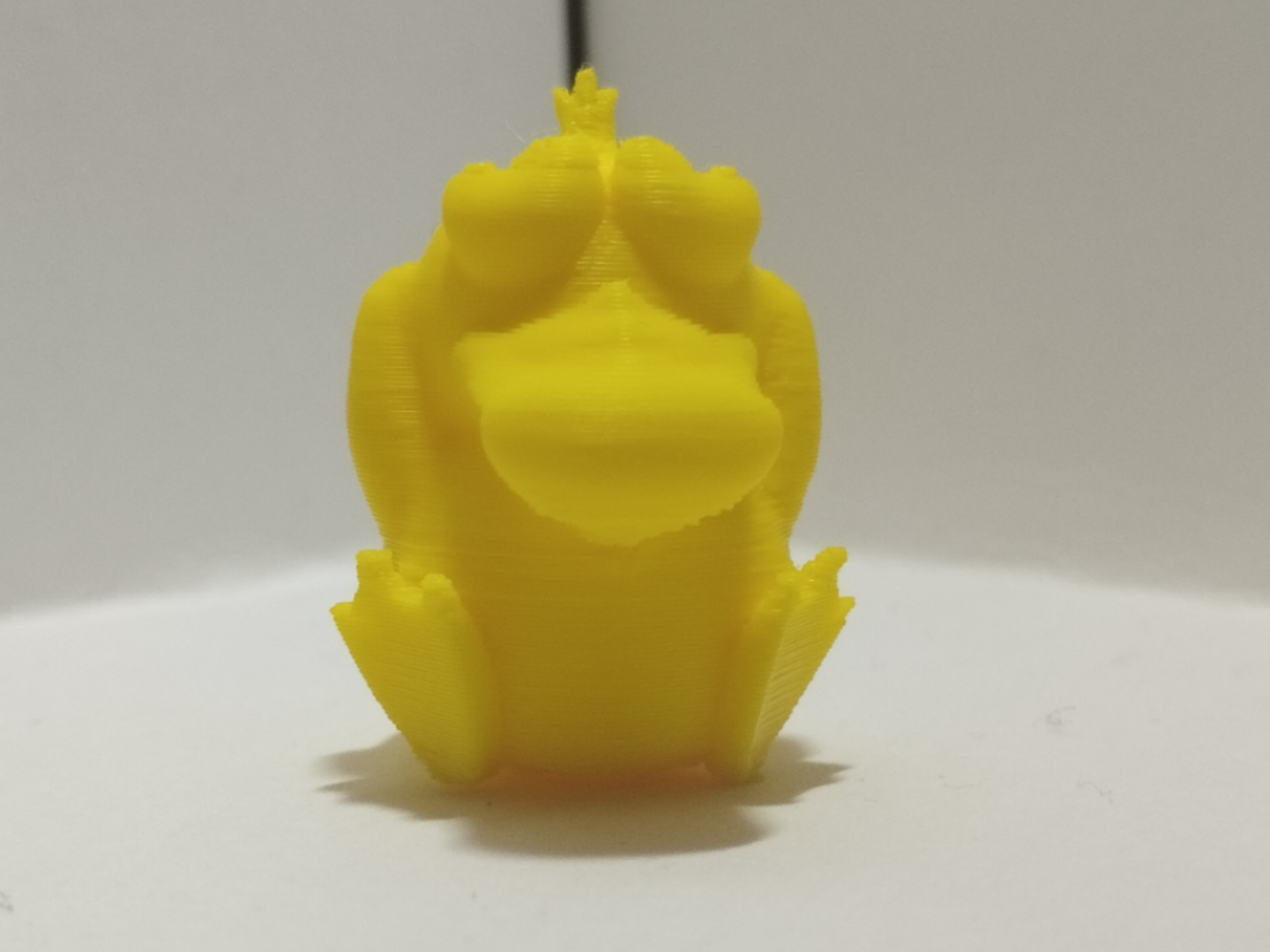 Valentines Psyduck Figure With Heart Eyes