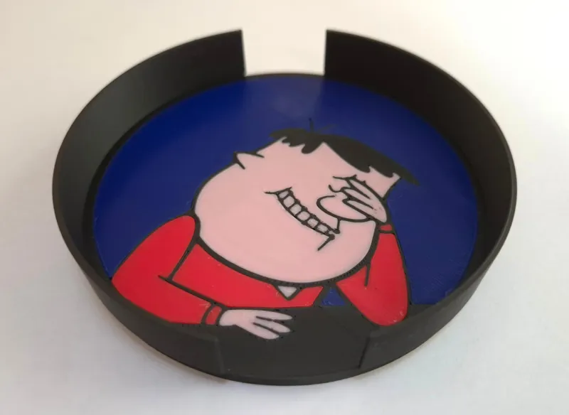 Ricky Gervais Coaster Holder