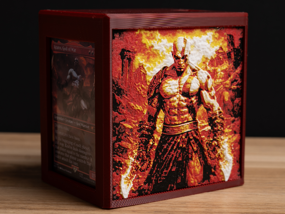 God Of War Kratos Deck Box - MTG 135 Sleeved Cards