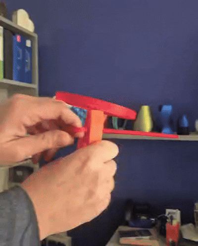 rotating propeller