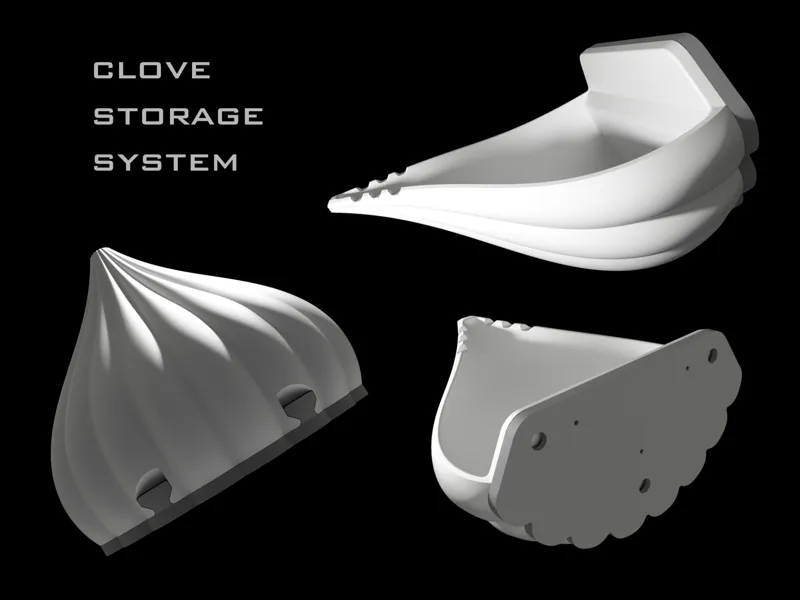 Garlic clove storage system 2.0