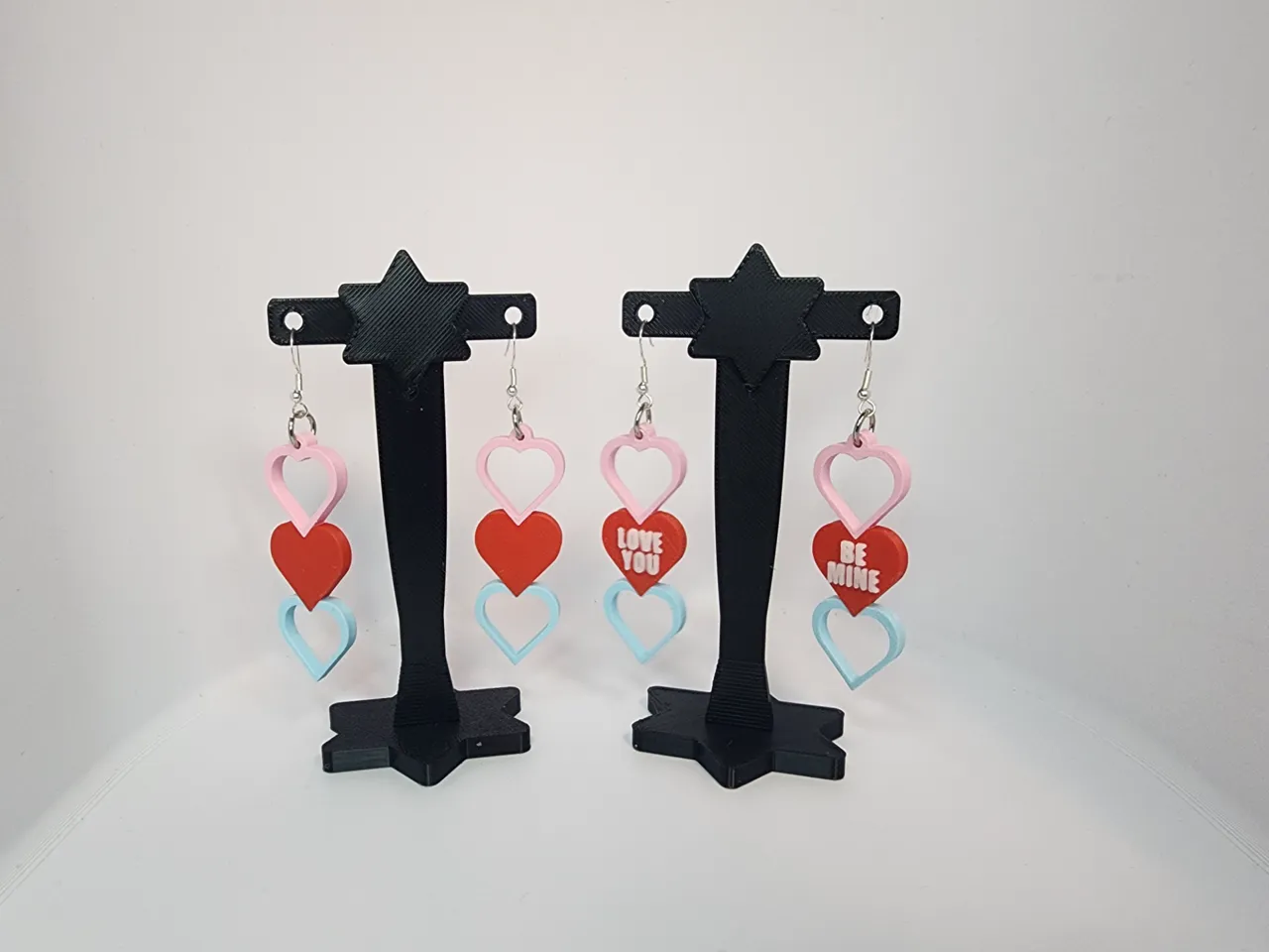 Valentines Heart Earrings view 2