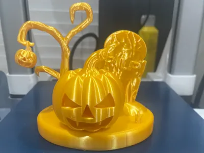 Halloween Pumpkin Graveyard