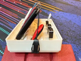 Gridfinity USB Stick Organizer - 35° Angled Slots
