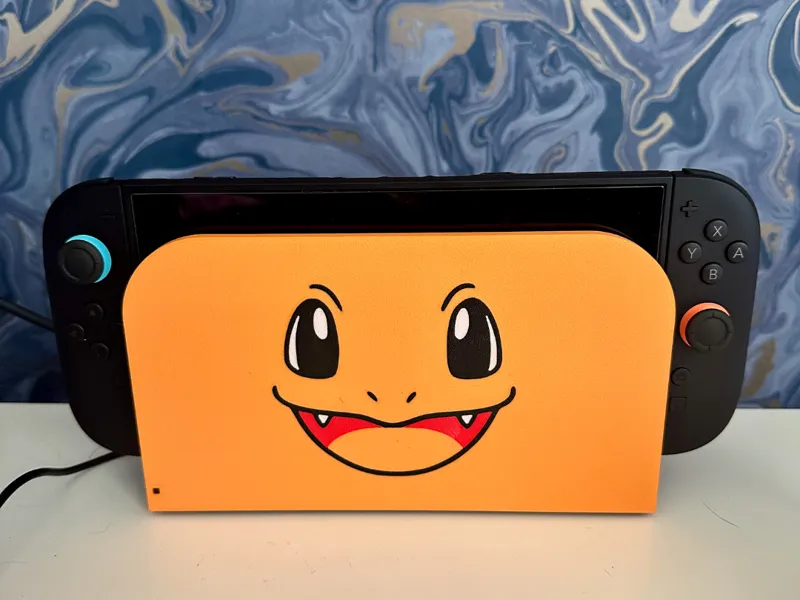 Nintendo Switch 2 Dock Charmander Cover