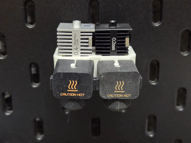 Double A1 hotend holder for skadis