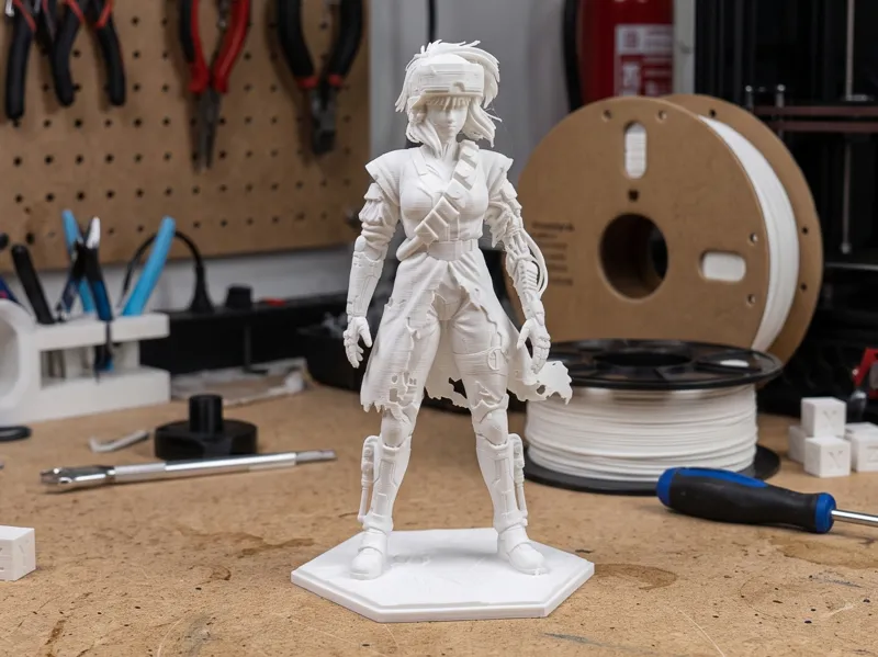 Motoko Kusanagi Ghost intheShell Statue 3DModel 39