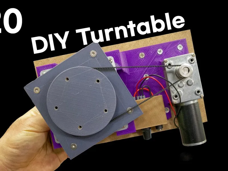 MAX 110lb(50kg) Motorized Turn Table / Lazy Susan