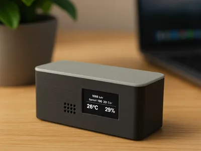 Air Quality Sensor- ESPHome & 3D-Printed OLED Case