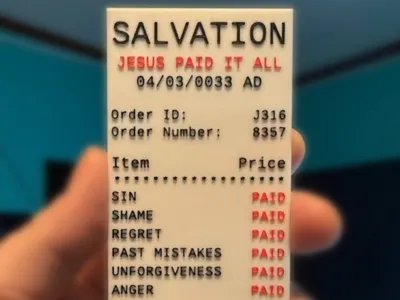 Salvation Bible Bookmark