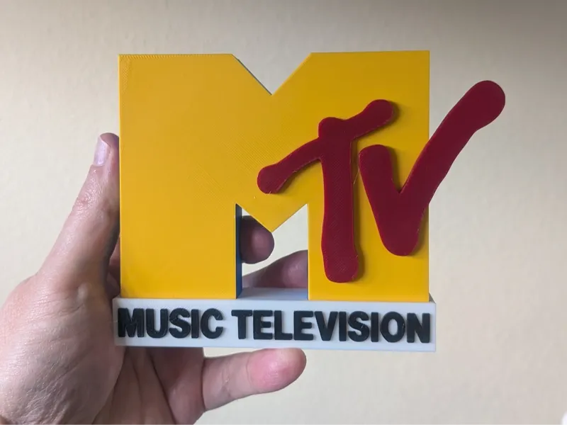 3D MTV Logo
