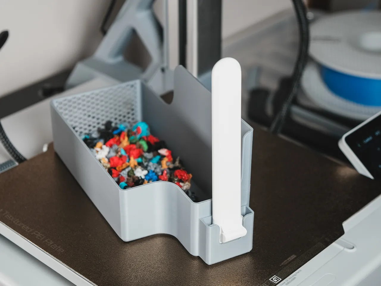 A1 Poop Bucket with scraper holder view 3