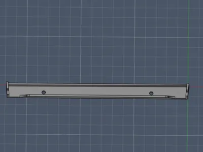 Tamiya clodBuster rear bumper clamp (inside shell)
