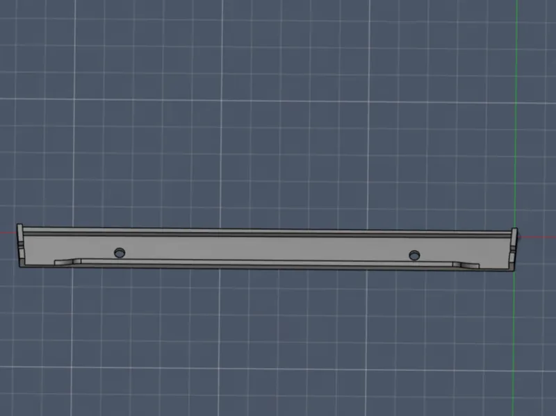 Tamiya clodBuster rear bumper clamp (inside shell)