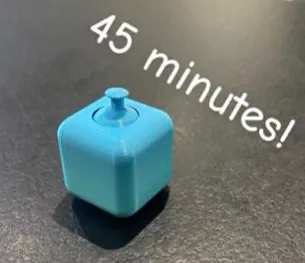 print in place fidget cube.