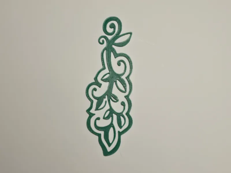 Elegant Vine Leaf Bookmark