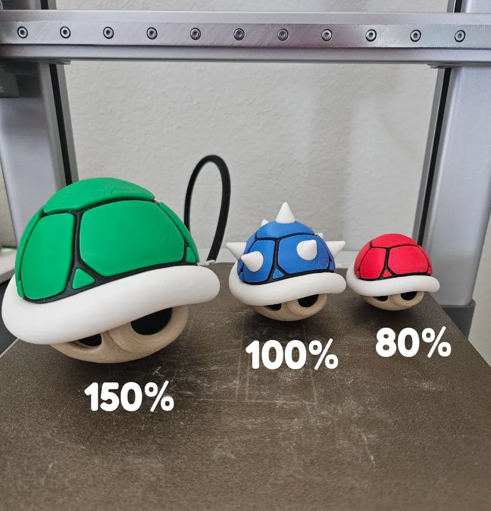 Mario Koopa Shell and Spiny Shell Multi Part view 2