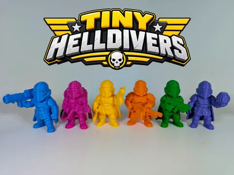 Soporte: Tiny Helldivers — referencia de MakerWorld