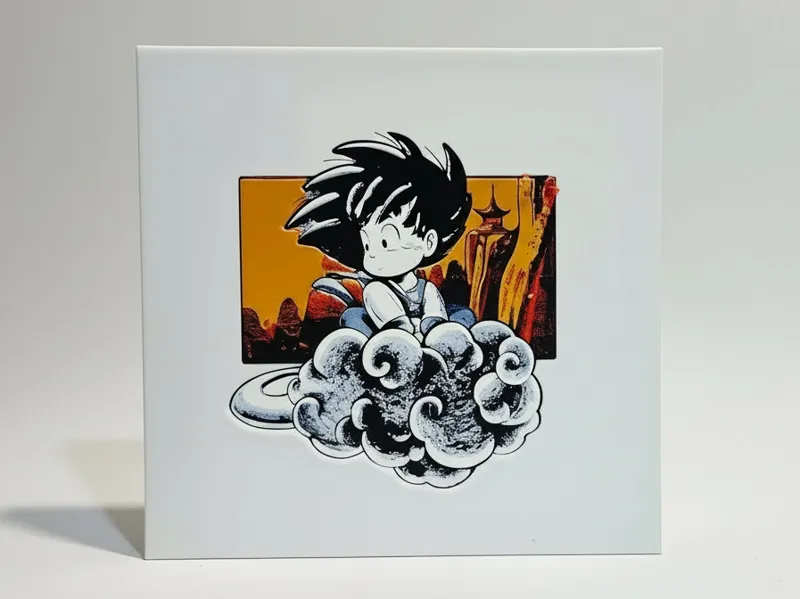 Goku kid - quadretto 3D 
