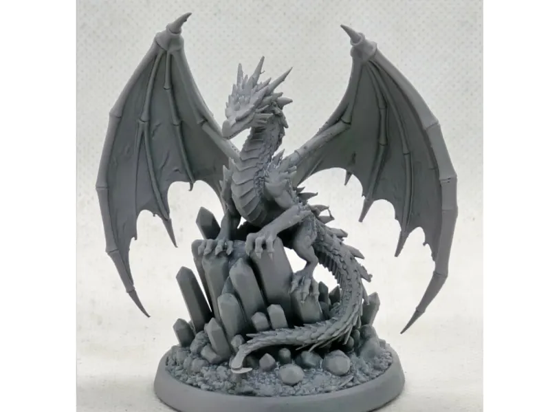 Dungeons and Dragons dnd Crystal Dragon
