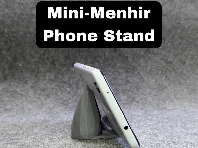 Mini-Menhir – Support de téléphone breton