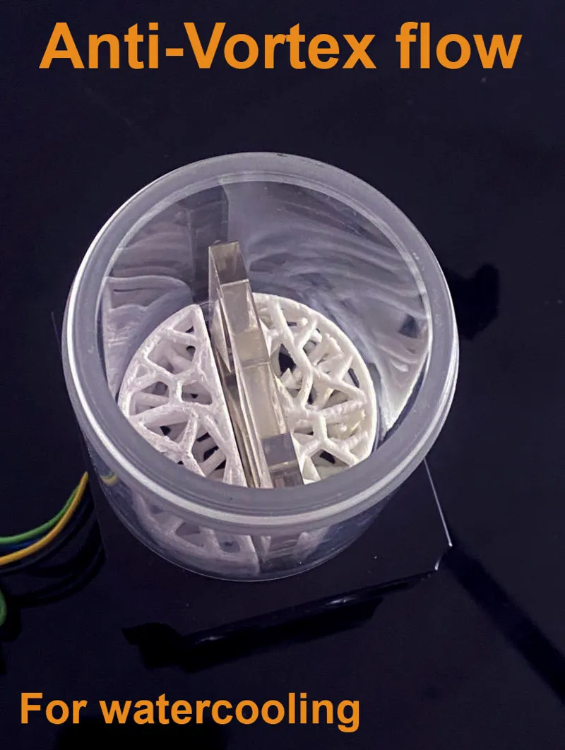 anti-vortex watercooling