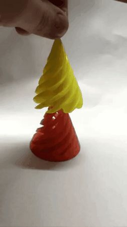 Impossible Passthrough cone toy