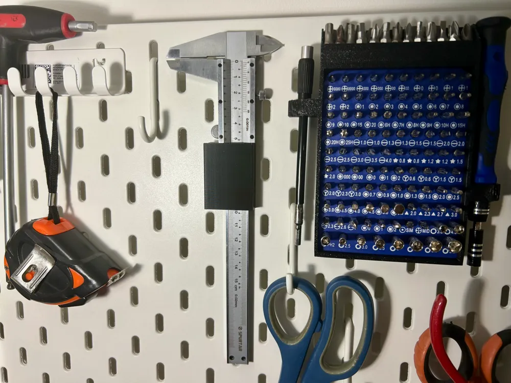 IKEA SKADIS Panel Caliper Support by TuringComplete - MakerWorld