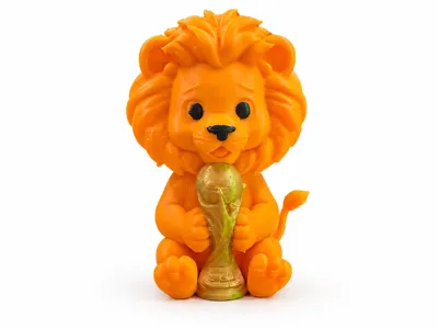 Cute World Cup Lion Cub